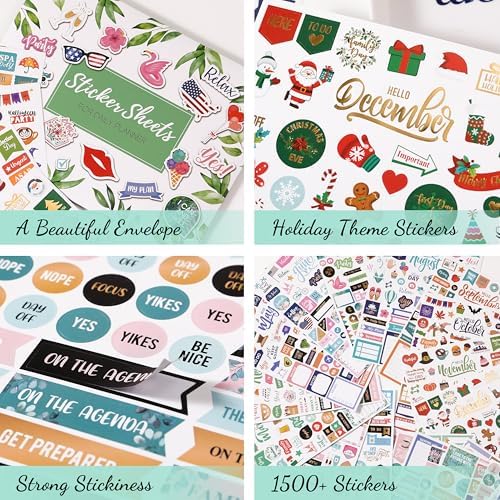Planner Stickers - Monthly Planner Stickers and Accessories 25 Pages