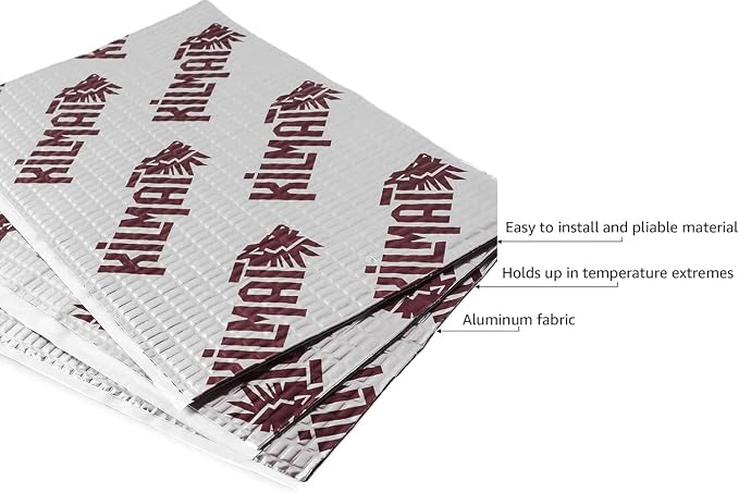 80 mil 10 sqft Car Sound Deadening Mat, Butyl Automotive Sound Deadener, Audio Noise Insulation and dampening