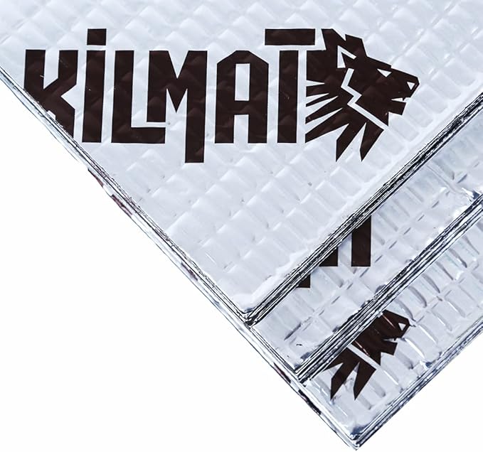 KILMAT Extra 100 mil 25 sqft Car Sound Deadening Mat, Butyl Automotive Sound Deadener, Audio Noise Insulation and dampening