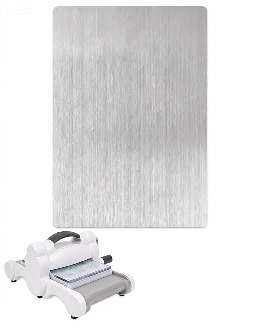 UCEC 1Pc 8.5x6in Metal Adapter Shim for Die Cutting & Embossing Machine | Durable Stainless Steel Metal Adapter Shim for Thin Dies, Card Making & Scrapbooking Crafts, 8.5x6in (216x153mm) Size, 1 Pc