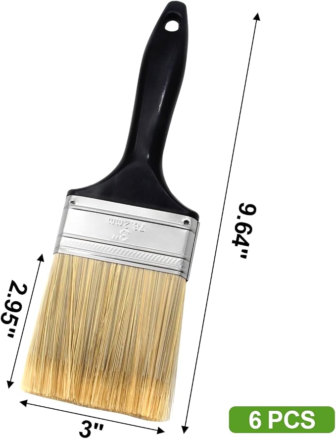3 inch Flat Paint Brushes,Paint Brush Professional Paint Tools