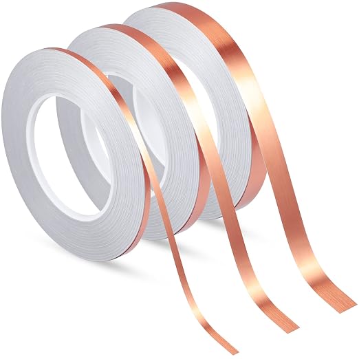 Zonon Rose Gold Washi Tape for Wall Decor Self Adhesive 5/10/15mm