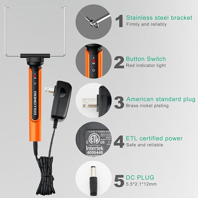 Hot Wire Electric Foam Cutter, 15W Styrofoam Cutter(Bagged Orange)
