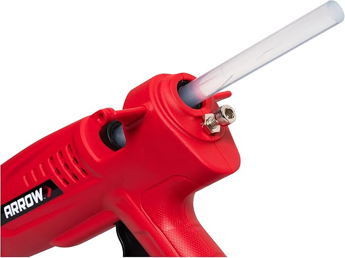 Arrow Fastener 300-Watt Heavy Duty Professional Electric Hot Melt Glue Gun for Crafts, Construction, and Wood, Clear