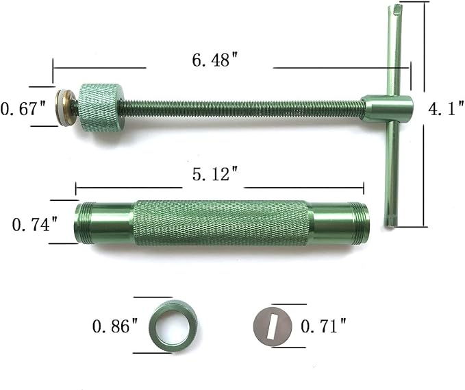 HEVERP Stainless Steel Clay Extruders Sugar Paste Extruder Cake Fondant Decorating Tool Set (Green)
