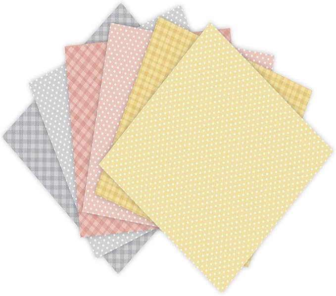 24 Sheets 6"x6" Pink Spring Scrapbook Paper - Single-Sided Pattern Decorative Paper | Scrapbook Supplies & Card Making Supplies for DIY Album, Hand Account & Travel Diary Craft Projects