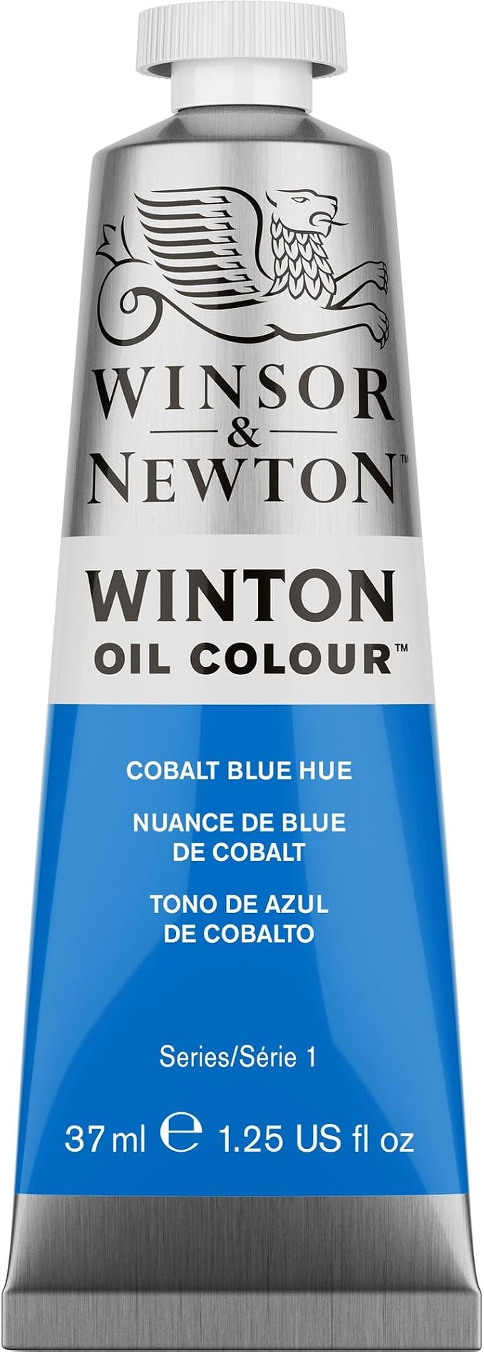 Winsor & Newton Winton Oil Color, 37ml Tube, Cobalt Blue Hue | High-quality pigments, Durable, Lightfast, Permanent, Uniform Consistency, Great Pigment Load