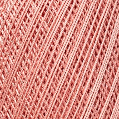 Yarn Art 1 Skein YarnArt Violet,100 Mercerized Cotton Yarn Threads Crochet Lace Hand Knitting Yarn Embroidery Arts Crafts (Light Pink 4105)