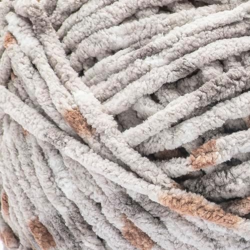 Bernat Baby Blanket Yarn for Crocheting Soft, Pebble Dot