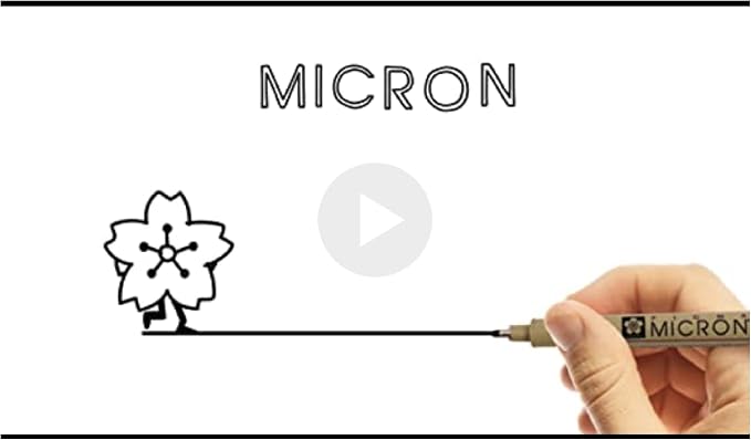 SAKURA Pigma Micron Fineliner Pens - Archival Black Ink Pens - Pens for Writing, Drawing, or Journaling - Assorted Point Sizes - 6 Pack | Archival Black Ink Pens for Writing, Illustration & Journaling, Great for Artists, Crafters & DIY Gift Projects