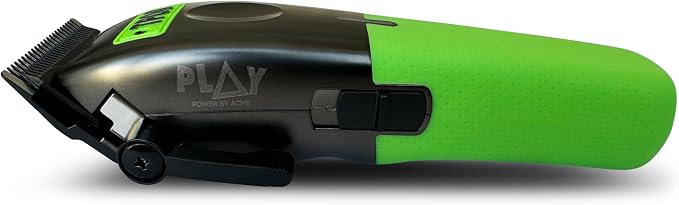 TPOB Play Barber Hair Clippers for Men 7500 RPM with Rubber Grips (Black/Green/Pink)