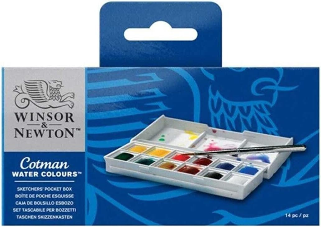 Winsor & Newton Cotman Water Colour Sketchers' Pocket Box 1 pcs sku# 1841676MA