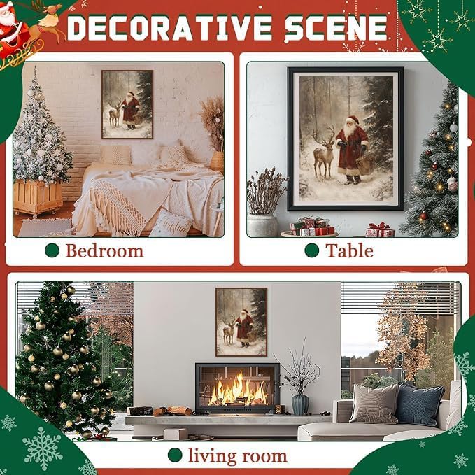 XUCNWL Christmas Diamond Art Kits for Adults,Santa Claus Diamond Painting