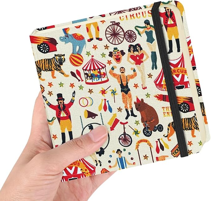 4.8" Pocket Sketch Book,80gsm Hardcover Art Sketchbook for Drawing Journal