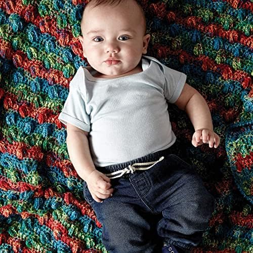 Bernat Softee Baby Yarn for Crocheting Soft, Grass Green, 3-Pack
