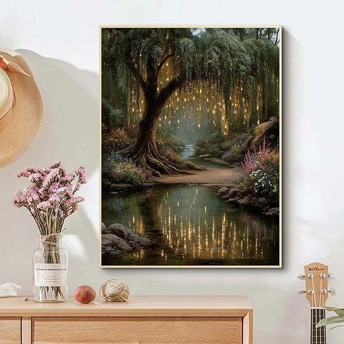 XUCNWL Diamond Art Kits for Adults,Forest Diamond Painting for Beginners