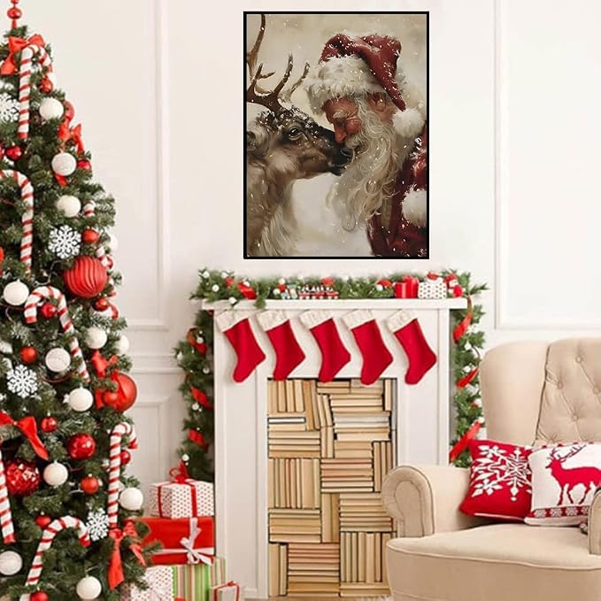 HHMATITS Christmas Diamond Art Kits for Adults 12 X 16Inch
