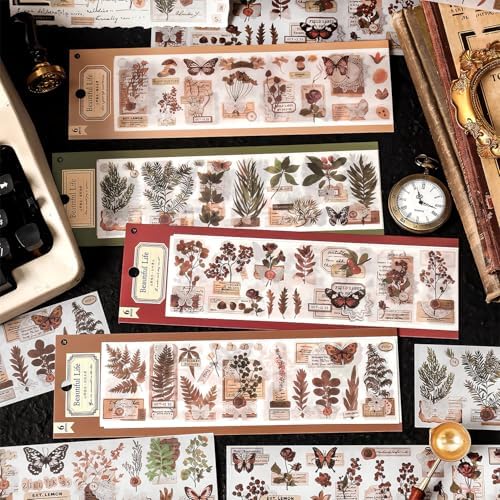 426 Pcs/24 Sheets Stickers for Scrapbooking,Sticker for Journaling Scrapbooking Stickers for Scrapbooking Art Journal Bullet Journal Accessories