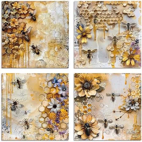 YASMEN Scrapbook Paper Pad, 6x6 Cardstock Paper Pad for Card Making, Journals, Planner, DIY Envelopes, Greeting Cards, Decorative Art Craft -24 Sheets