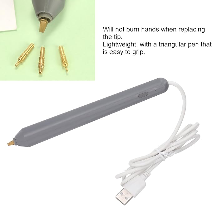 Sanpyl Hot Foil Pen, USB Heat Foil Stamping Embossing Pen, for Card Making Craft Scrapbooking