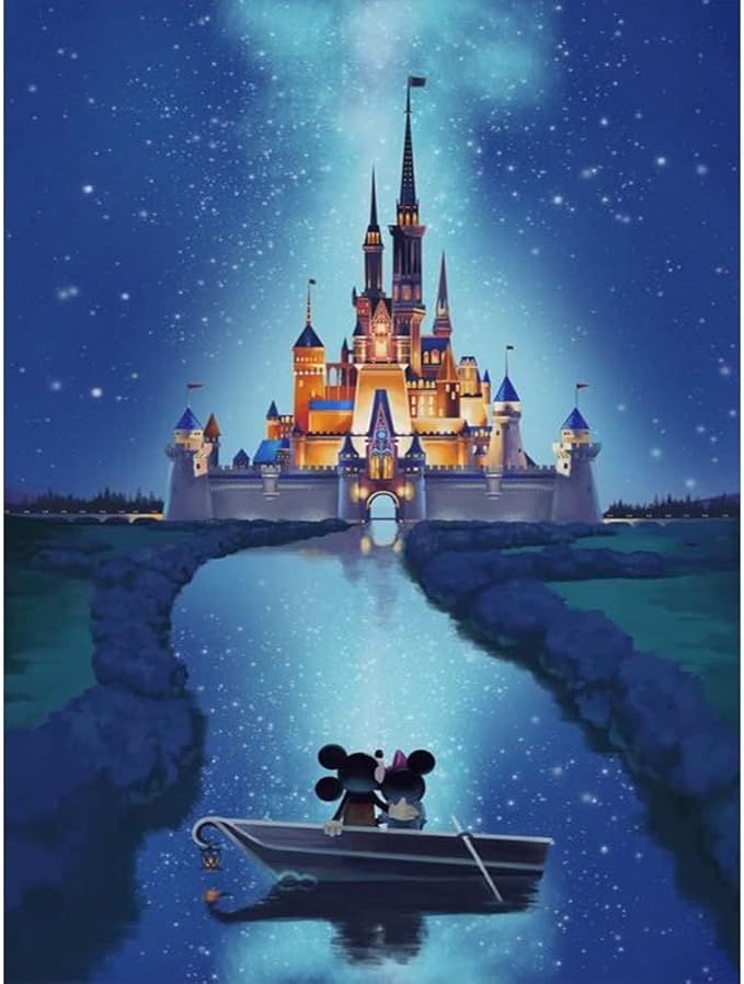 JAKI Diamond Painting Kits for Adults,Castle Diamond Art 12x16inch