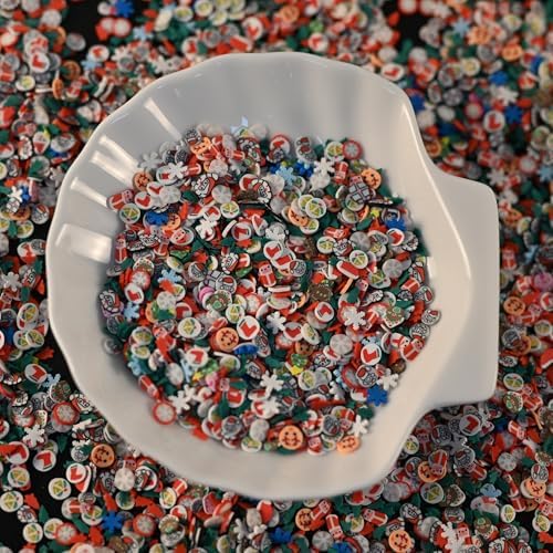 LIKETURE Fake Sprinkles 110g Fake Christmas Sprinkles Non-edible Craft Sprinkles Faux Sprinkles for Crafts Plastic Sprinkle Decoration Slime Sprinkles Slime Add Ins Shaker Card Filler(Yellow)