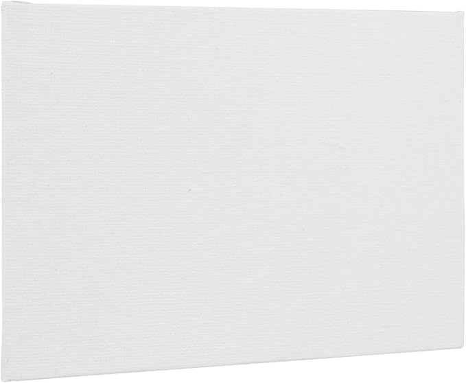 U.S. Art Supply 4 X 6 Inch Art Canvas Board Panels 12 Pack - 8 Ounce | Heavyweight Cotton Acid Free Canvases for Painting Acrylics and Watercolor (1 Case of 12 Single Canvas Painting Panels)