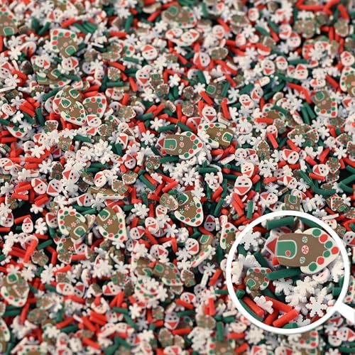 LIKETURE Fake Sprinkles 110g Fake Christmas Sprinkles Non-edible Craft Sprinkles Faux Sprinkles for Crafts Plastic Sprinkle Decoration Slime Sprinkles Slime Add Ins Shaker Card Filler(Black)