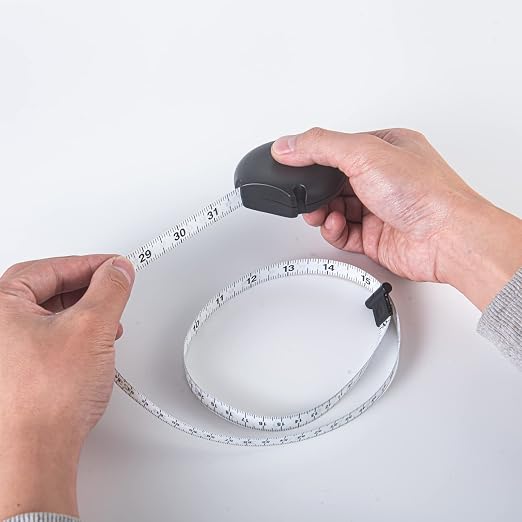 Tape Measure Body Measuring Tape 80inch/205cm Lock Pin Retract Tape Measure for Tailor Fitness Clothes Sewing Handcrafts Weight Loss Body Measurement