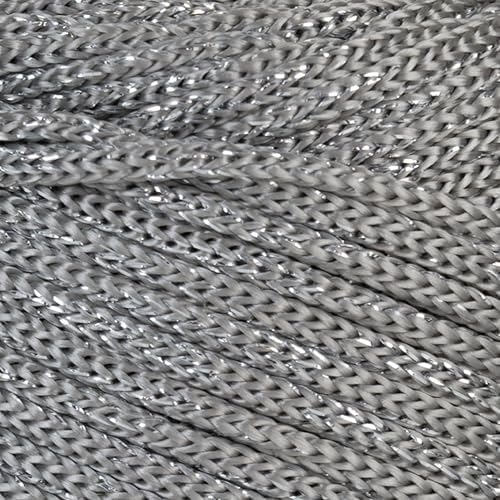 Makromecity Sparkle 2 Skeins of Polypropylene Macrame Cord 3mm x 131 Yards (394 feet) Premium Polyester Macrame Cord for Macrame Art & Crafts for Wall Hangings, Bags, Underplate, Rug
