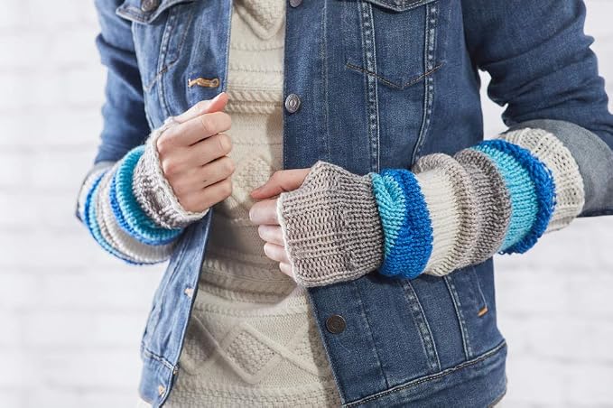 RED Heart Super Saver Yarn, Stripe - Calm