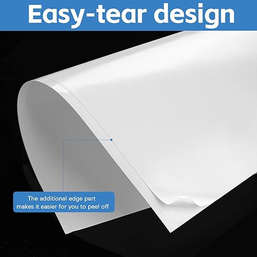 Dynta Double Sided Adhesive Sheets for Arts Craft Scrapbooking Photo Albums Home Decorative 25Pcs, 8.3 x 11.7 Inch | Ideal for Arts, Scrapbooking, Photo Albums, Handmade Crafts and Home Decoration Projects