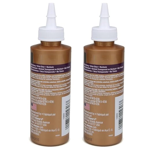 All-Purpose Tacky Glue – Premium Adhesive for Crafts, Jewelry, and Household Repairs – Original 4 Oz. (2 Bottles)