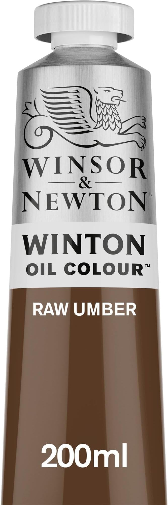 Winsor & Newton Winton Oil Color, 200ml Tube, Raw Umber | High-quality pigments, Durable, Lightfast, Permanent, Uniform Consistency, Great Pigment Load