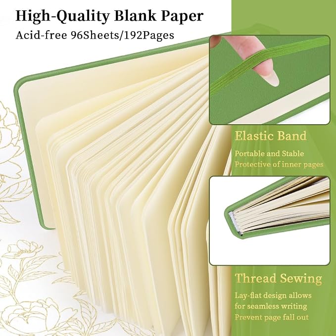 5x5 Pocket Sketch Book,80gsm Hardcover Art Sketchbook for Drawing Journal