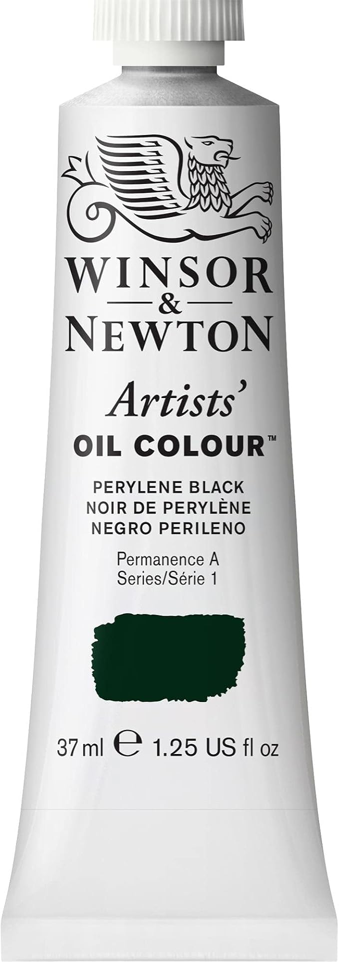 Winsor & Newton Artists' Oil Paint, 37ml Tube, Perylene Black