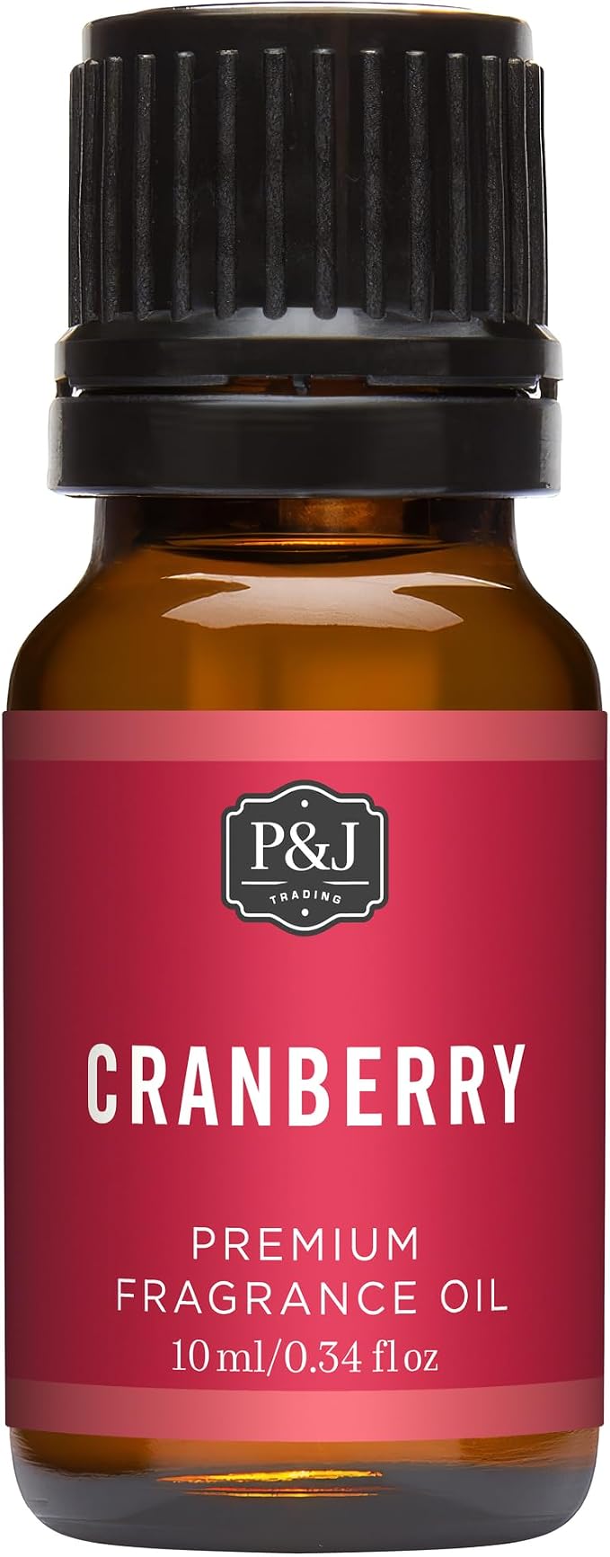 P&J Trading Fragrance Oil for Diffusers for Home - Cranberry 10ml Fragrance Scents for Candle Making - Soap Making Supplies & Car Diffuser Scents