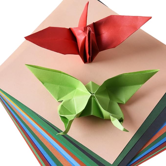 6x6" Origami Paper,100Sheets Double Sided Colored Paper,Square Craft Paper