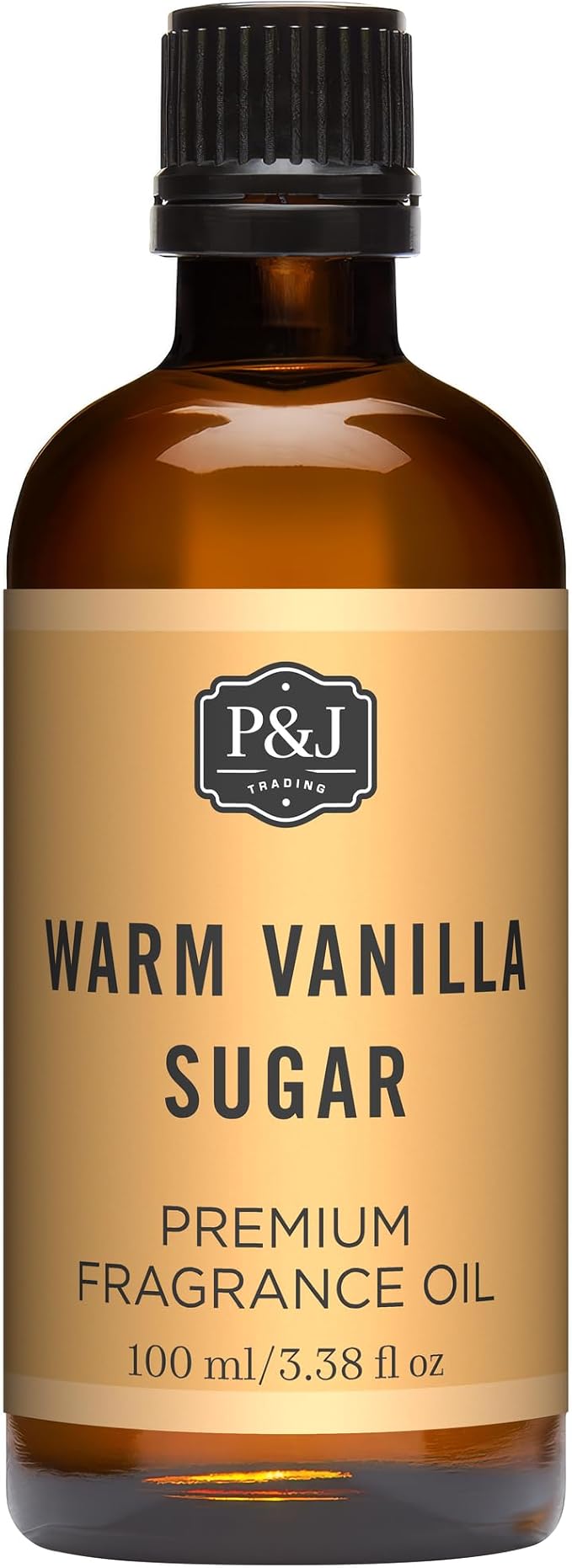 P&J Trading Fragrance | Warm Vanilla Sugar Oil 100ml - Candle Scents for Candle Making, Freshie Scent, Soap Making Supplies, Diffuser Oil Scents