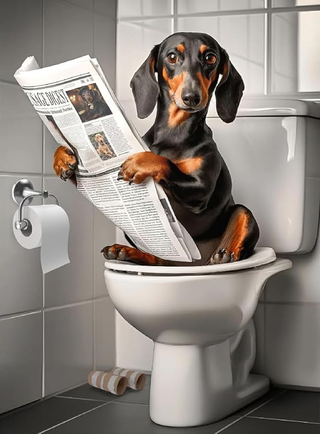Diamond Art Kits for Adults,Dachshund Diamond Painting Kits 12 x 16in