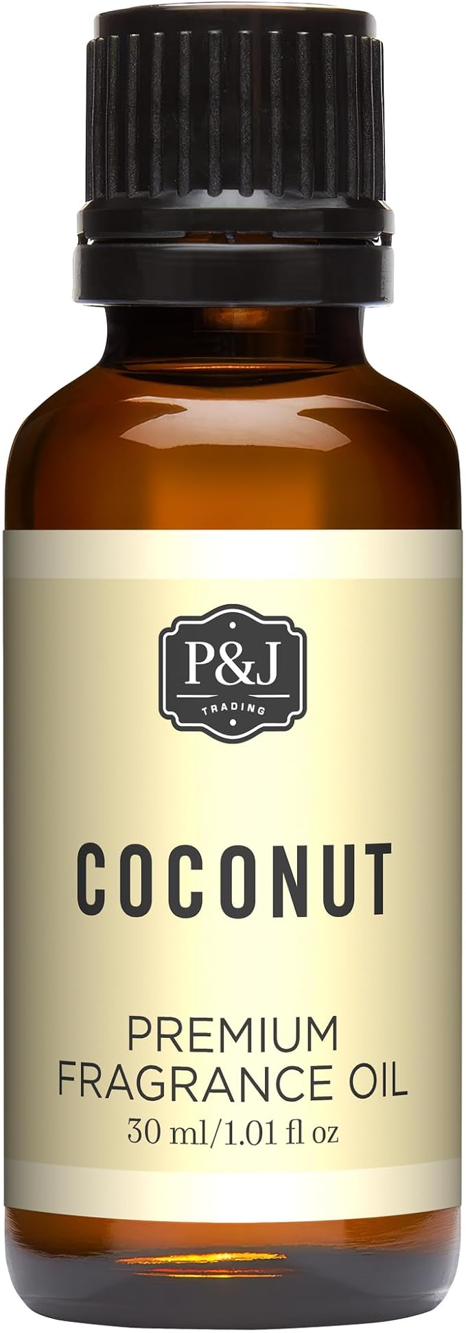 P&J Trading - Coconut Scented Oil 30ml - Fragrance Oil for Candle Making, Soap Making, Diffuser Oil