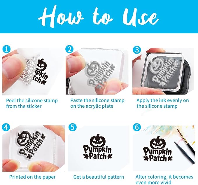 2Pcs Halloween Words Stamps and Dies Set for Card Making | Halloween Theme Clear Stamps and Metal Cutting Dies for Paper Crafting Painting Stencil for DIY Scrapbooking Greeting Card