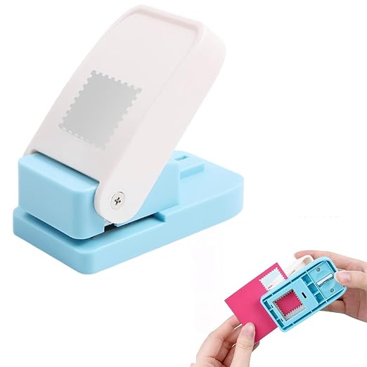 1.5X1.2 inch Rectangular Postage Stamp Puncher
