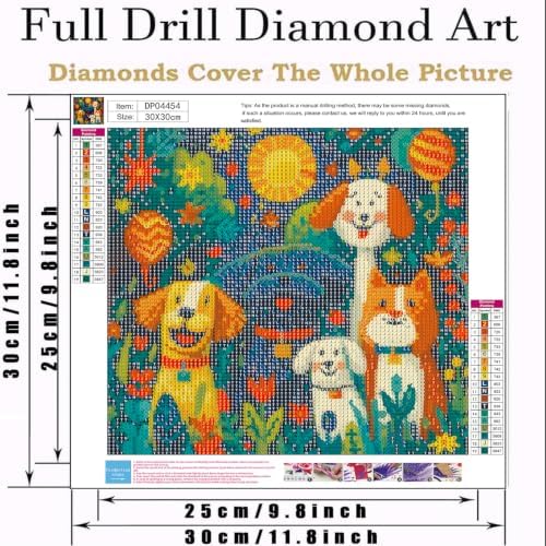 YOLENIX Dog Diamond Art Kits for Adult Diamond Painting Kit for Beginner