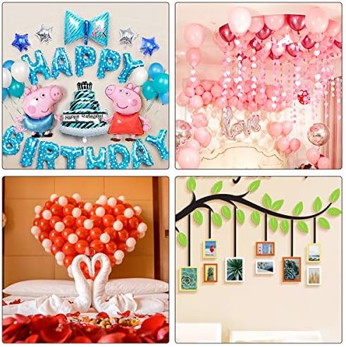 gegemaoyi 1600pcs Glue Point Clear Balloon Glue Removable Adhesive Dots Double Sided Dots of Glue Tape for Balloons Craft Glue Points Dots Sticky Dots or Wedding Decoration