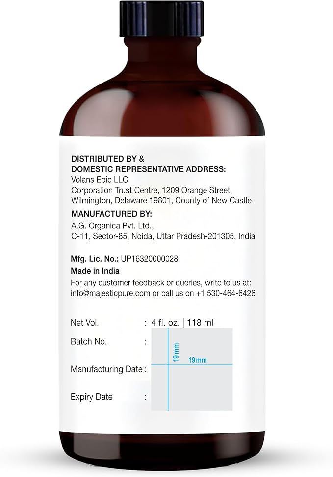 Majestic Pure Chamomile Essential Oil for Diffuser - 4 Fl Oz | 100% Natural Essentials Oils Ideal for Humidifier, Air Freshening, Cleaning Home, Bath, Steam Inhalation and Massage