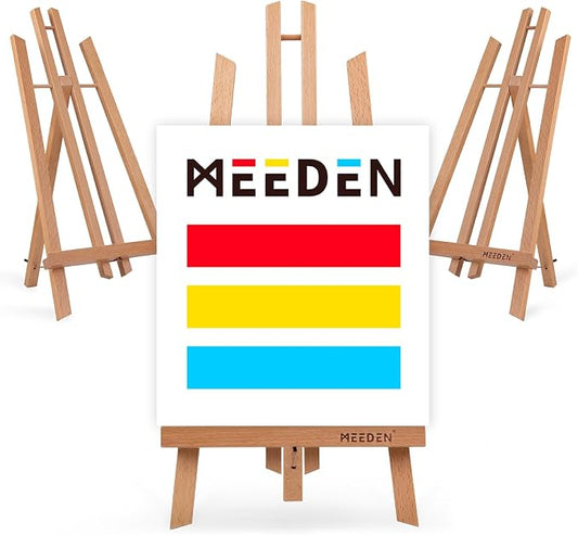 MEEDEN Table Easel Stand for Display: 3 Pack 20 Inch Beech Tabletop Easel