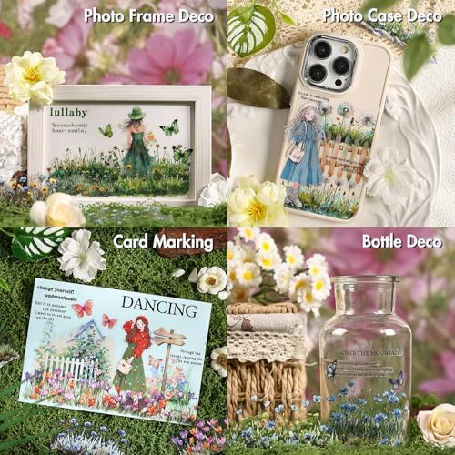 Garden Stickers, Journaling Stickers (120Pcs)