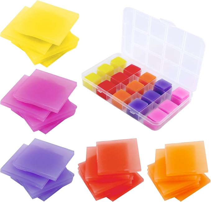 120PCS Diamond Painting Glue Clay, Colorful Clay Wax Painting Tool DIY Diamond Art Accessories and Tools for Embroidery Accessories,2 x 2cm(5 Colors) (Multicoloured)