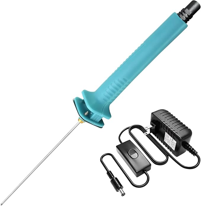 Foam Cutter Electric Hot Wire Foam Cutter Kit Foam Cutting Pen Set 30W 15cm Styrofoam Cutting Pen With Power Adaptor Electric Cutting Machine Pen Tools Kit For Art Making Foam Carving